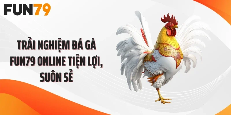 Trải nghiệm đá gà FUN79 online tiện lợi, suôn sẻ